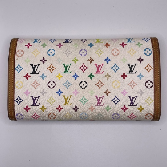 Louis Vuitton x Takashi Murakami Multicolor Monogram International Wallet - Picture 3 of 16